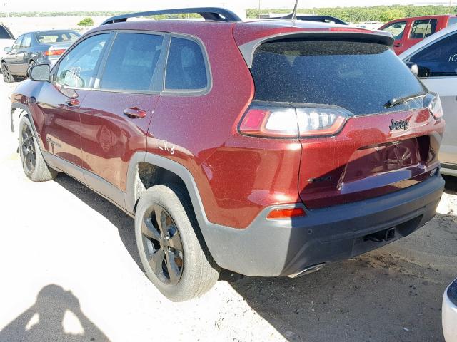 1C4PJMLX9KD283697 - 2019 JEEP CHEROKEE L MAROON photo 3