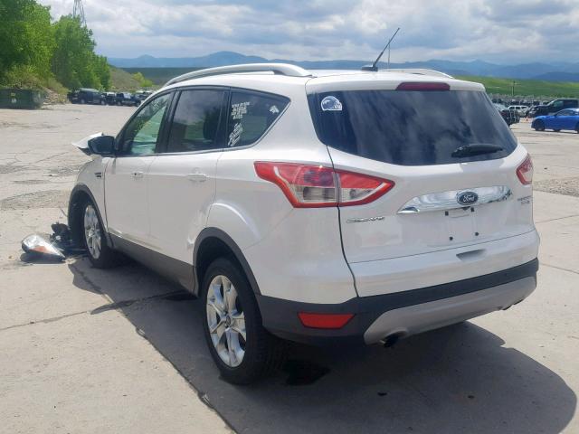 1FMCU9J92EUD65195 - 2014 FORD ESCAPE TIT WHITE photo 3