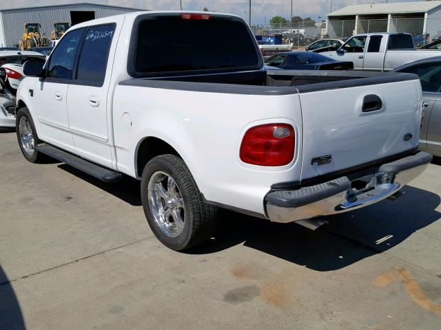 1FTRW07L81KC01107 - 2001 FORD F150 SUPER WHITE photo 3