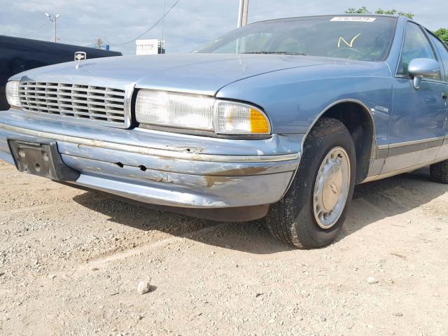 1G1BL53E6PW110667 - 1993 CHEVROLET CAPRICE CL BLUE photo 9