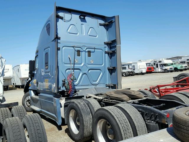 3AKJGLD57ESFH2921 - 2014 FREIGHTLINER CASCADIA 1 BLUE photo 3