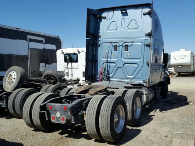 3AKJGLD57ESFH2921 - 2014 FREIGHTLINER CASCADIA 1 BLUE photo 4