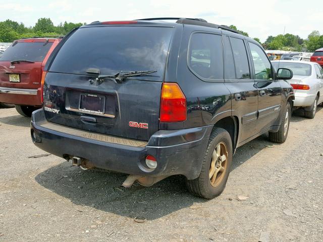 1GKDT13S442319301 - 2004 GMC ENVOY BLACK photo 4