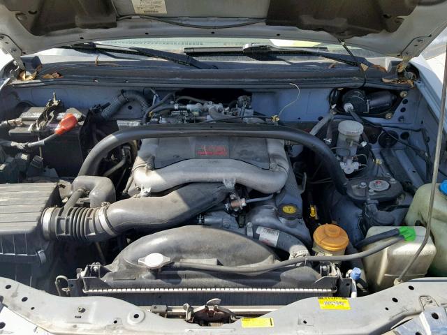 2CNBJ634916958761 - 2001 CHEVROLET TRACKER LT SILVER photo 7