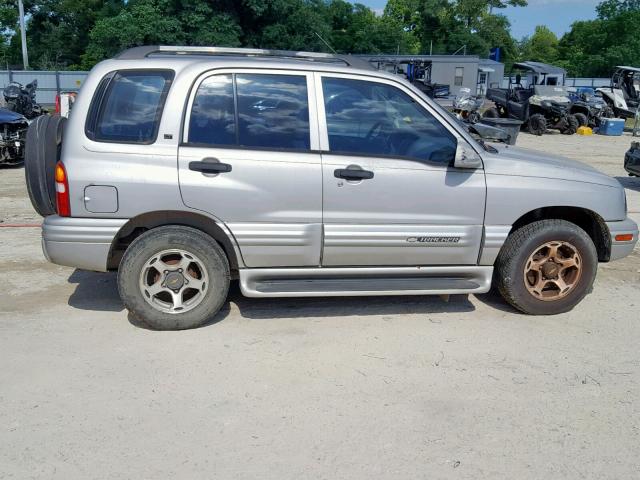 2CNBJ634916958761 - 2001 CHEVROLET TRACKER LT SILVER photo 9