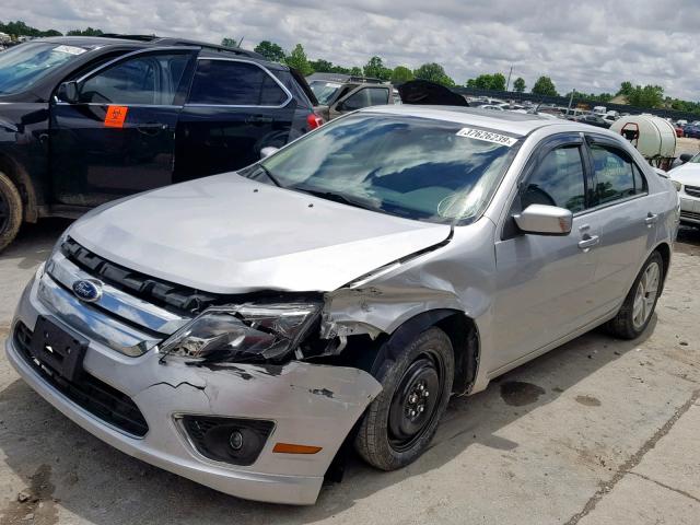 3FAHP0JG0CR237060 - 2012 FORD FUSION SEL SILVER photo 2