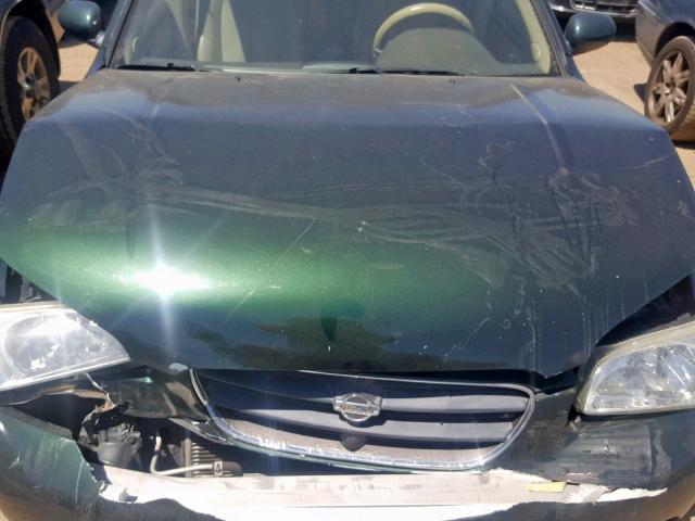 JN1CA31A81T300665 - 2001 NISSAN MAXIMA GXE GREEN photo 7