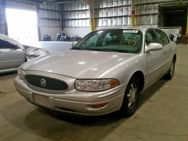 1G4HP54K9Y4112514 - 2000 BUICK LESABRE CU SILVER photo 2