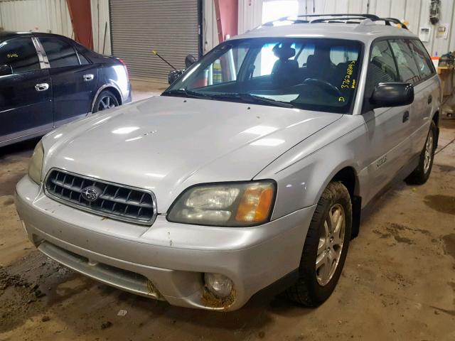 4S3BH675X47615643 - 2004 SUBARU LEGACY OUT SILVER photo 2