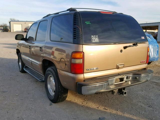 1GKEK13Z83R189761 - 2003 GMC YUKON GOLD photo 3