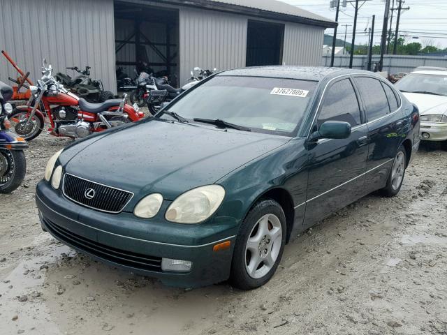 JT8BD68SXX0077103 - 1999 LEXUS GS 300 GREEN photo 2