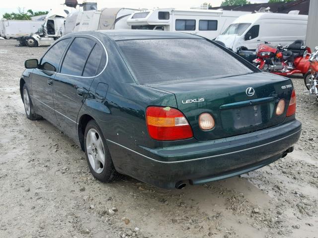 JT8BD68SXX0077103 - 1999 LEXUS GS 300 GREEN photo 3