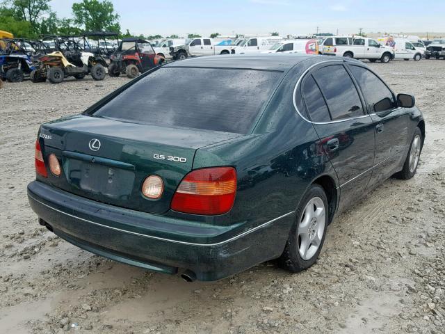 JT8BD68SXX0077103 - 1999 LEXUS GS 300 GREEN photo 4