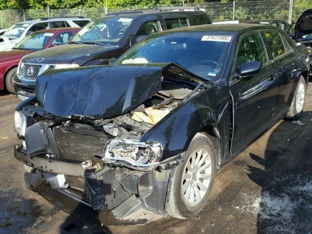 2C3CCAAG6DH553098 - 2013 CHRYSLER 300 BLACK photo 2