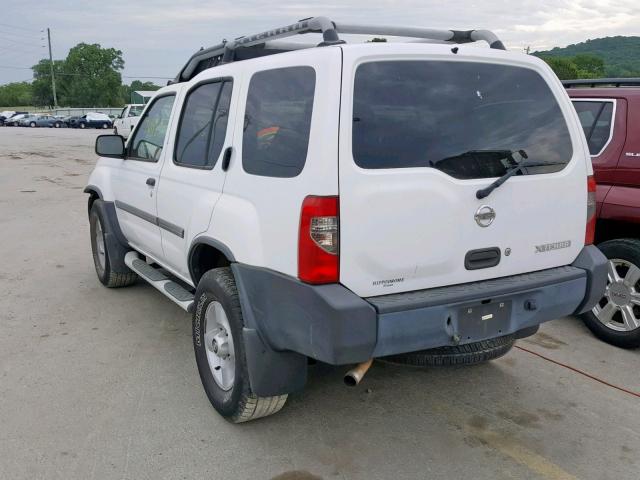 5N1ED28T42C568852 - 2002 NISSAN XTERRA XE WHITE photo 3