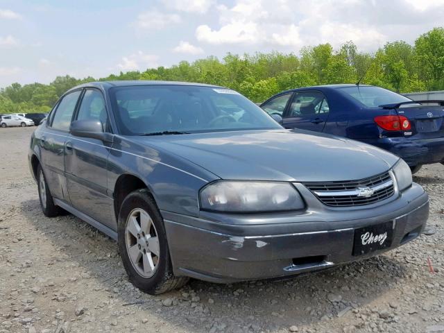 2G1WF52E759183286 - 2005 CHEVROLET IMPALA GRAY photo 1