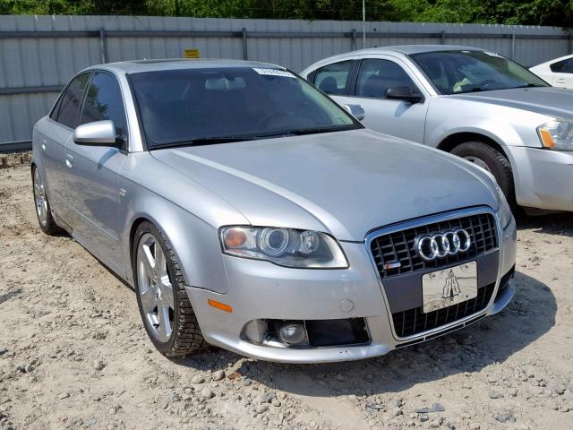 WAUEF78EX8A025990 - 2008 AUDI A4 S-LINE SILVER photo 1