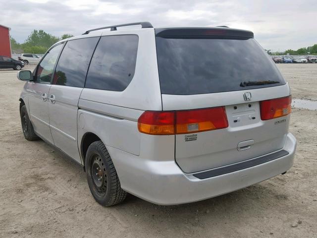 2HKRL18933H004428 - 2003 HONDA ODYSSEY EX SILVER photo 3