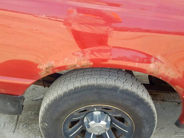 1FTYR10U83PB77277 - 2003 FORD RANGER RED photo 9