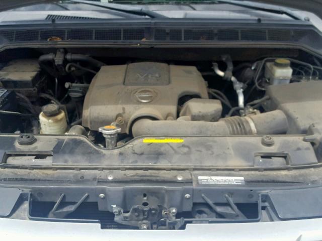 5N1AA0ND0BN617431 - 2011 NISSAN ARMADA SV SILVER photo 7