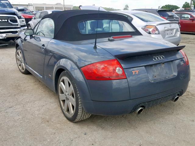 TRUUD28NX61000825 - 2006 AUDI TT 3.2 CHARCOAL photo 3