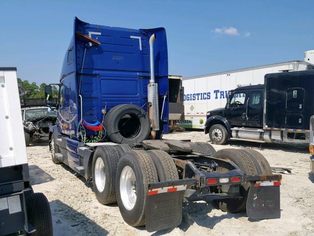 4V4NC9GH27N479018 - 2007 VOLVO VN VNL BLUE photo 3