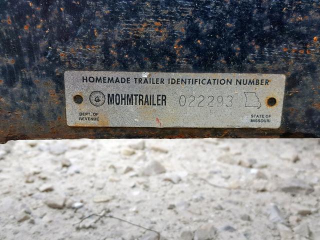 M0HMTRA1LER022293 - 2016 TRAIL KING HOMEMADE BLACK photo 10