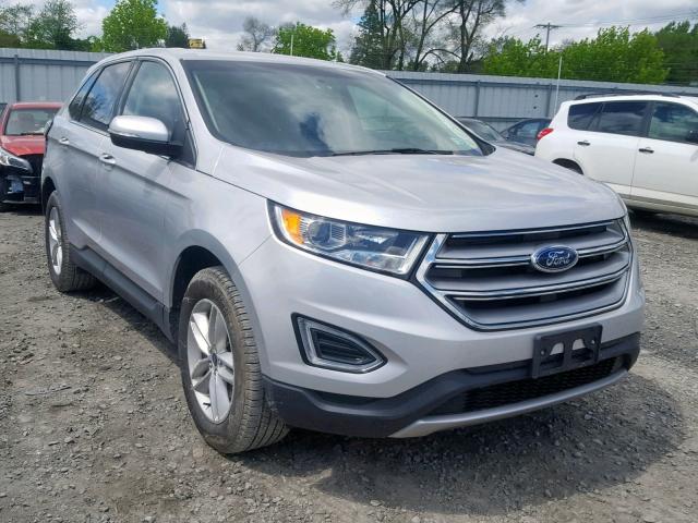 2FMPK4J96JBC57415 - 2018 FORD EDGE SEL SILVER photo 1