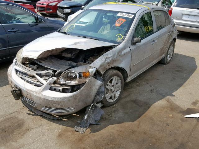 1G1AT58H097206208 - 2009 CHEVROLET COBALT LT SILVER photo 2