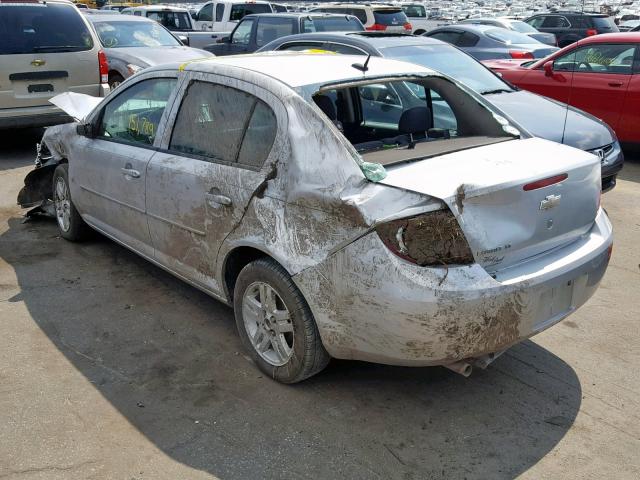 1G1AT58H097206208 - 2009 CHEVROLET COBALT LT SILVER photo 3