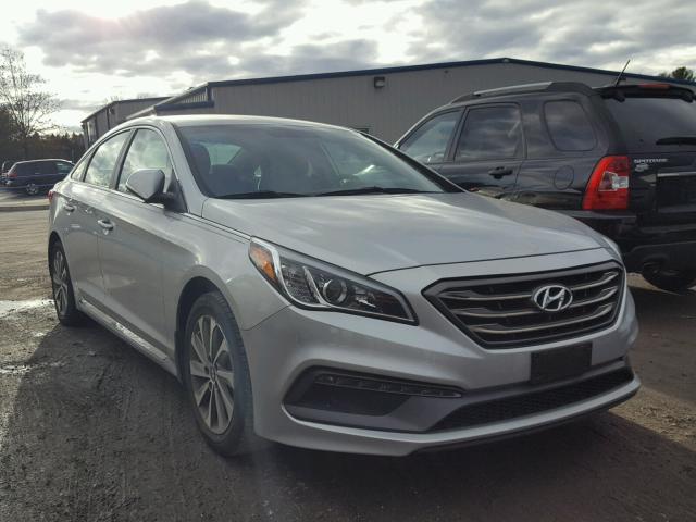 5NPE34AFXFH220457 - 2015 HYUNDAI SONATA SPO SILVER photo 1