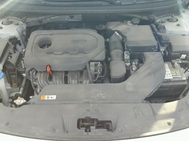 5NPE34AFXFH220457 - 2015 HYUNDAI SONATA SPO SILVER photo 7