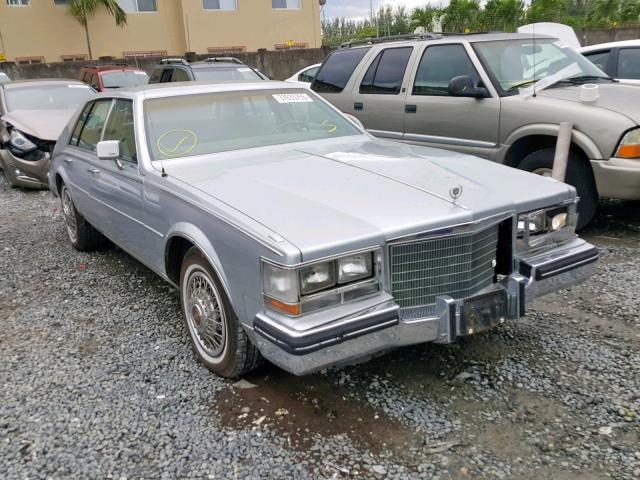 1G6KS6980FE824125 - 1985 CADILLAC SEVILLE SILVER photo 1