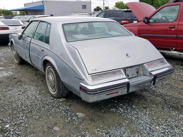 1G6KS6980FE824125 - 1985 CADILLAC SEVILLE SILVER photo 3