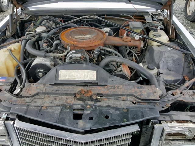 1G6KS6980FE824125 - 1985 CADILLAC SEVILLE SILVER photo 7