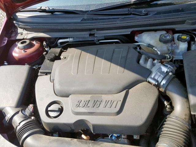 1G1ZE5E76AF320829 - 2010 CHEVROLET MALIBU LTZ მუქწითელი ფოტო 7