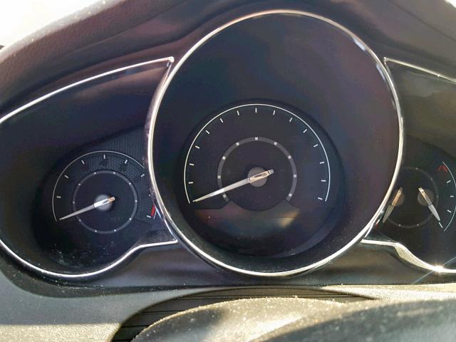 1G1ZE5E76AF320829 - 2010 CHEVROLET MALIBU LTZ მუქწითელი ფოტო 8