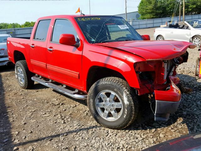 1GCHTCFE1B8121526 - 2011 CHEVROLET COLORADO L RED photo 1