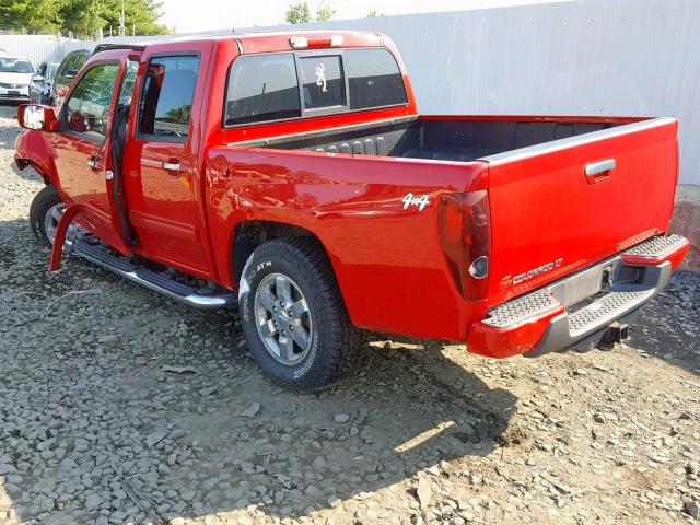 1GCHTCFE1B8121526 - 2011 CHEVROLET COLORADO L RED photo 3