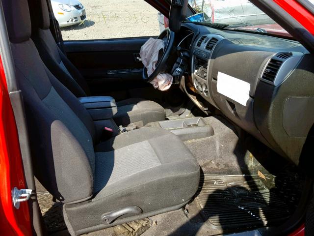 1GCHTCFE1B8121526 - 2011 CHEVROLET COLORADO L RED photo 5