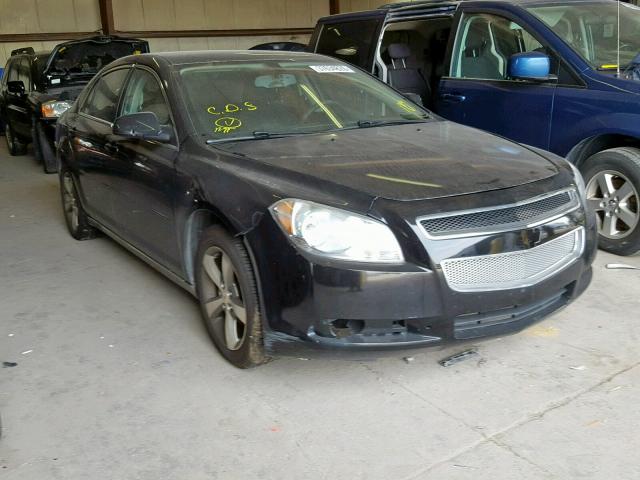 1G1ZC5EB7AF256102 - 2010 CHEVROLET MALIBU 1LT BLACK photo 1