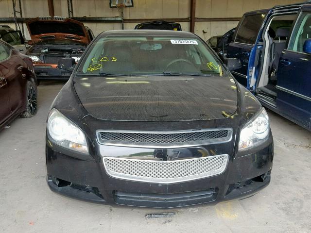 1G1ZC5EB7AF256102 - 2010 CHEVROLET MALIBU 1LT BLACK photo 10