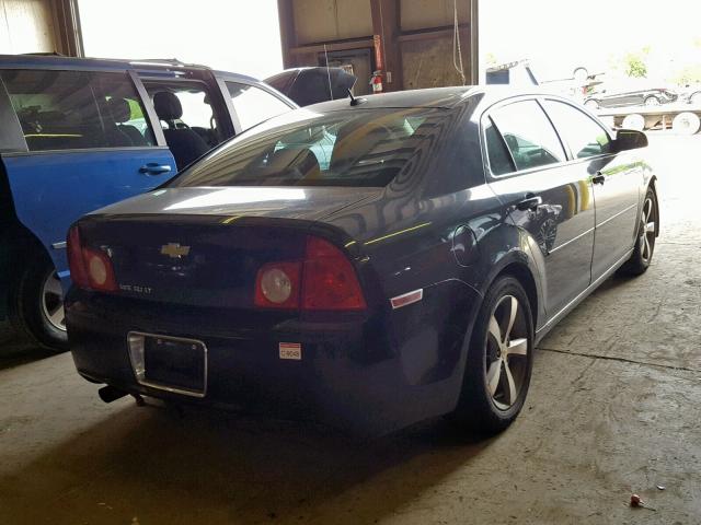 1G1ZC5EB7AF256102 - 2010 CHEVROLET MALIBU 1LT BLACK photo 4