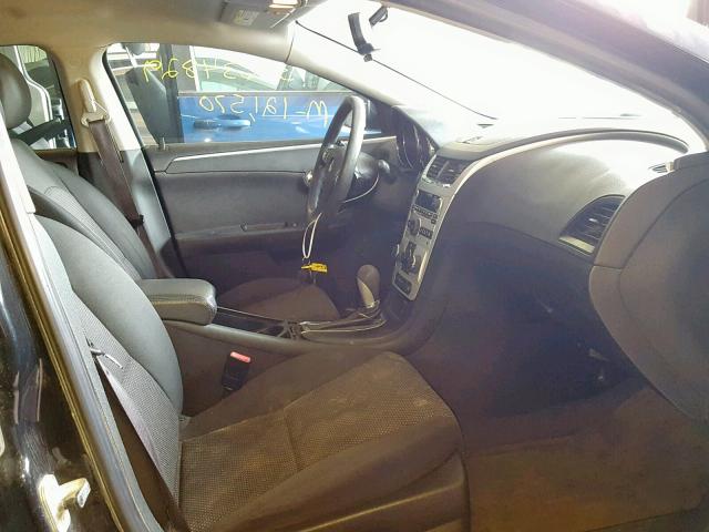 1G1ZC5EB7AF256102 - 2010 CHEVROLET MALIBU 1LT BLACK photo 5
