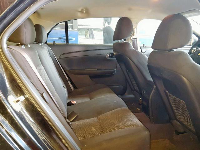 1G1ZC5EB7AF256102 - 2010 CHEVROLET MALIBU 1LT BLACK photo 6