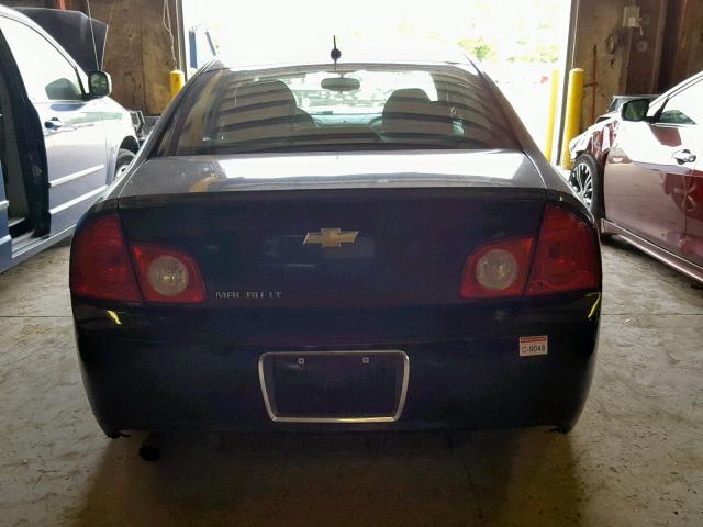 1G1ZC5EB7AF256102 - 2010 CHEVROLET MALIBU 1LT BLACK photo 9