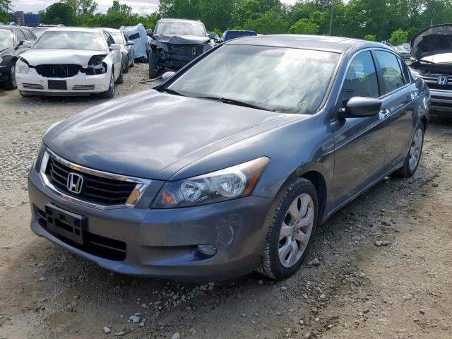 5KBCP3F88AB006107 - 2010 HONDA ACCORD EXL GRAY photo 2