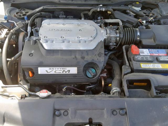 5KBCP3F88AB006107 - 2010 HONDA ACCORD EXL GRAY photo 7