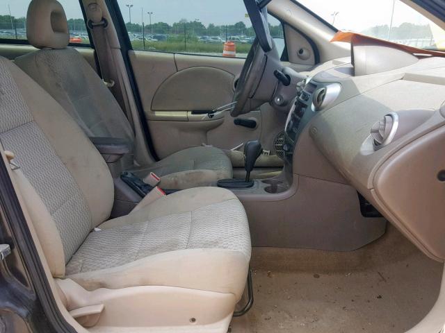 1G8AJ55F17Z129800 - 2007 SATURN ION LEVEL RED photo 5