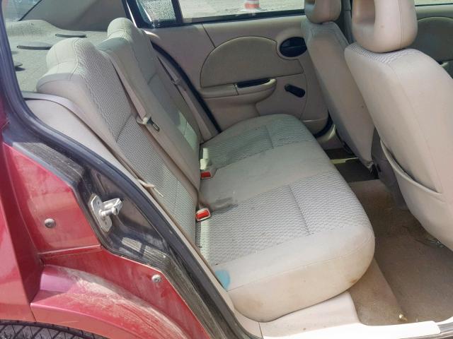 1G8AJ55F17Z129800 - 2007 SATURN ION LEVEL RED photo 6